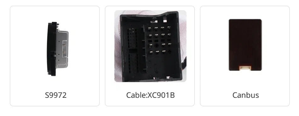 Штатная магнитола для VOLKSWAGEN / SKODA / SEAT 2003-2015 (Golf V-VI, Passat B6-B7, Tiguan и др.) KUBERG OL-9972-P