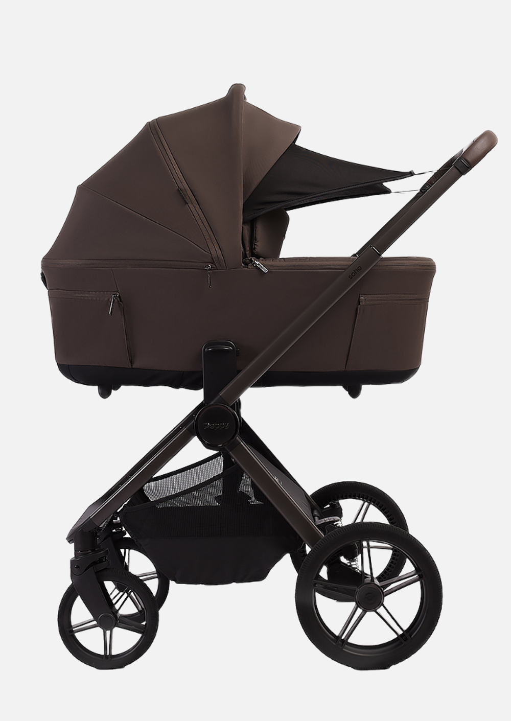 Peppy Коляска детская Soho 2 в 1 Brown коричневый