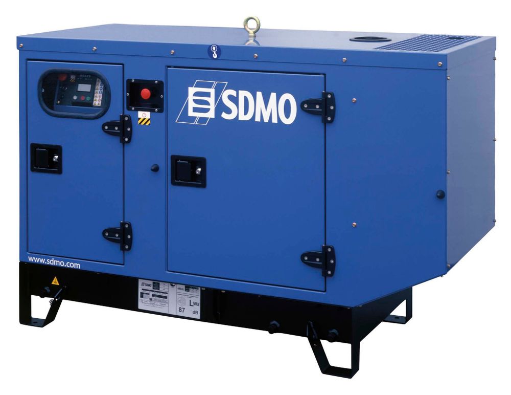 Дизельный генератор SDMO T 11HKM в кожухе с АВР Дизельный генератор SDMO T 11HKM в кожухе с АВР