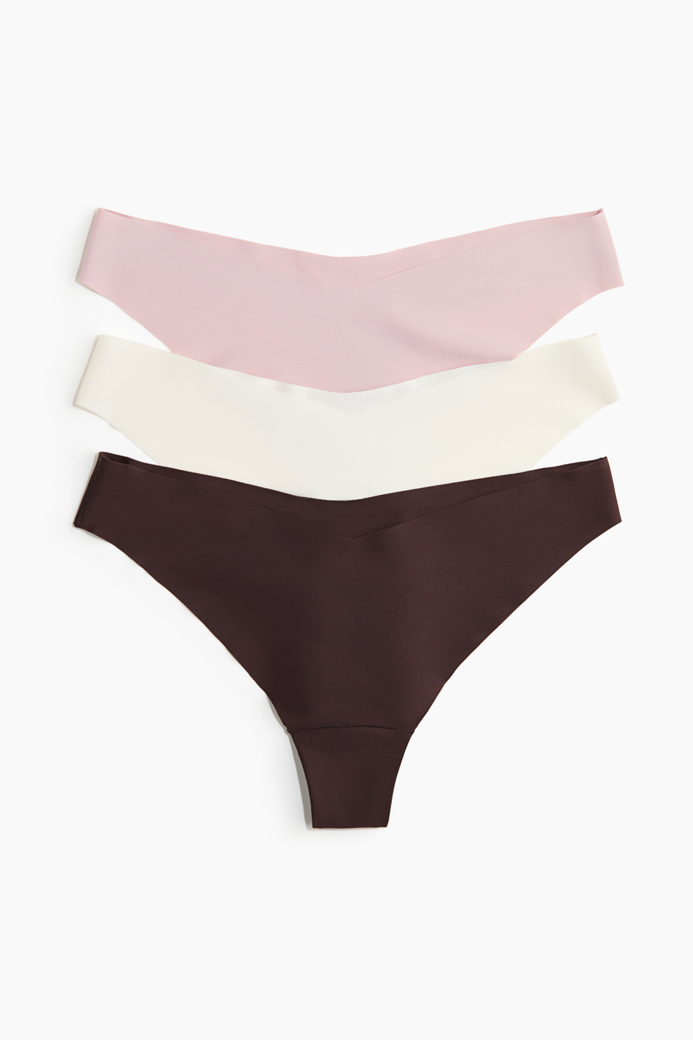 Бесшовные трусы-стринги, 3 шт. - H&M