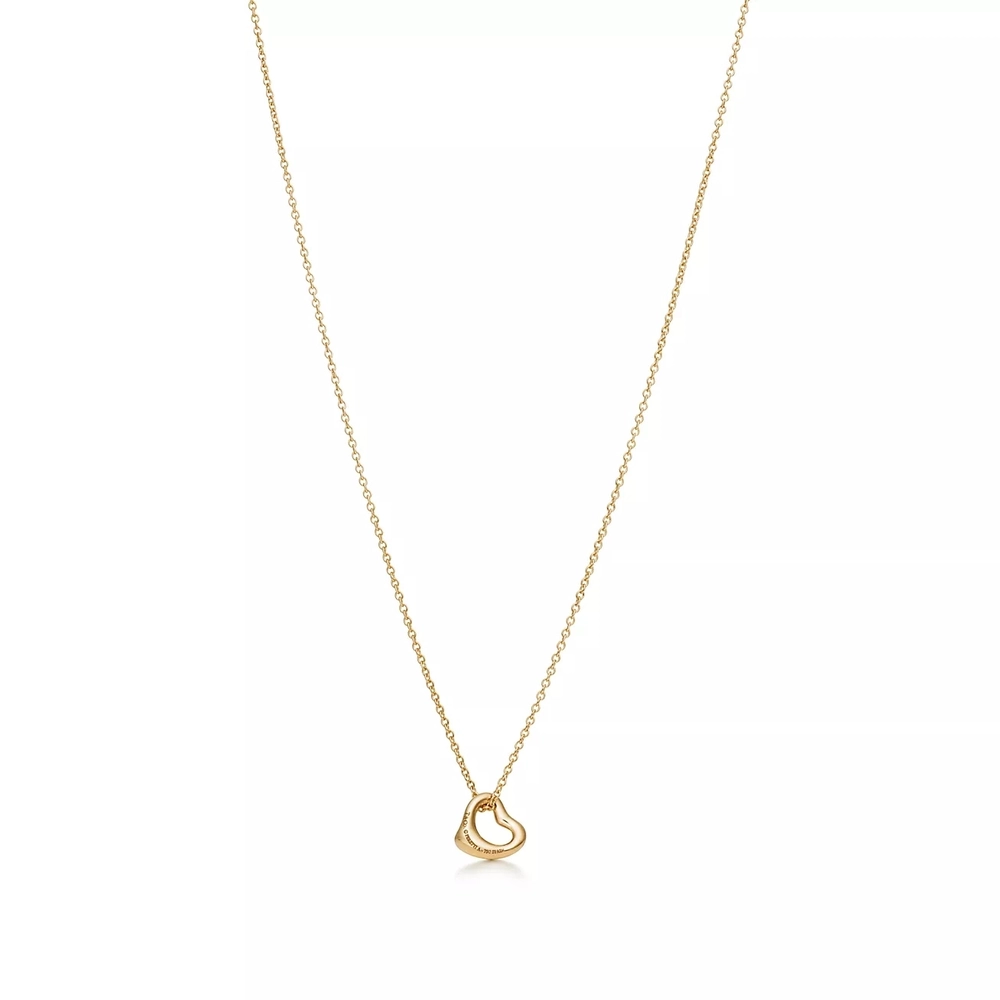 Подвеска из золота 18к(750проба), 7мм.Tiffany 💠open heart - В наличии