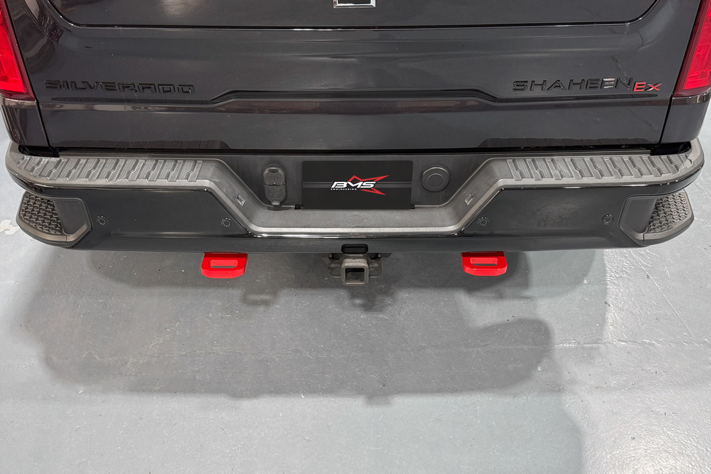 Буксировочные крюки задние BMS для Chevrolet Silverado GMC Sierra 2022-2026 (2 шт.)