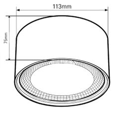 Светильник точечный накладной Wertmark Technical Altair WTA.O02.007.V0.12