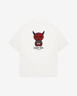 Футболка Baby Oni белая