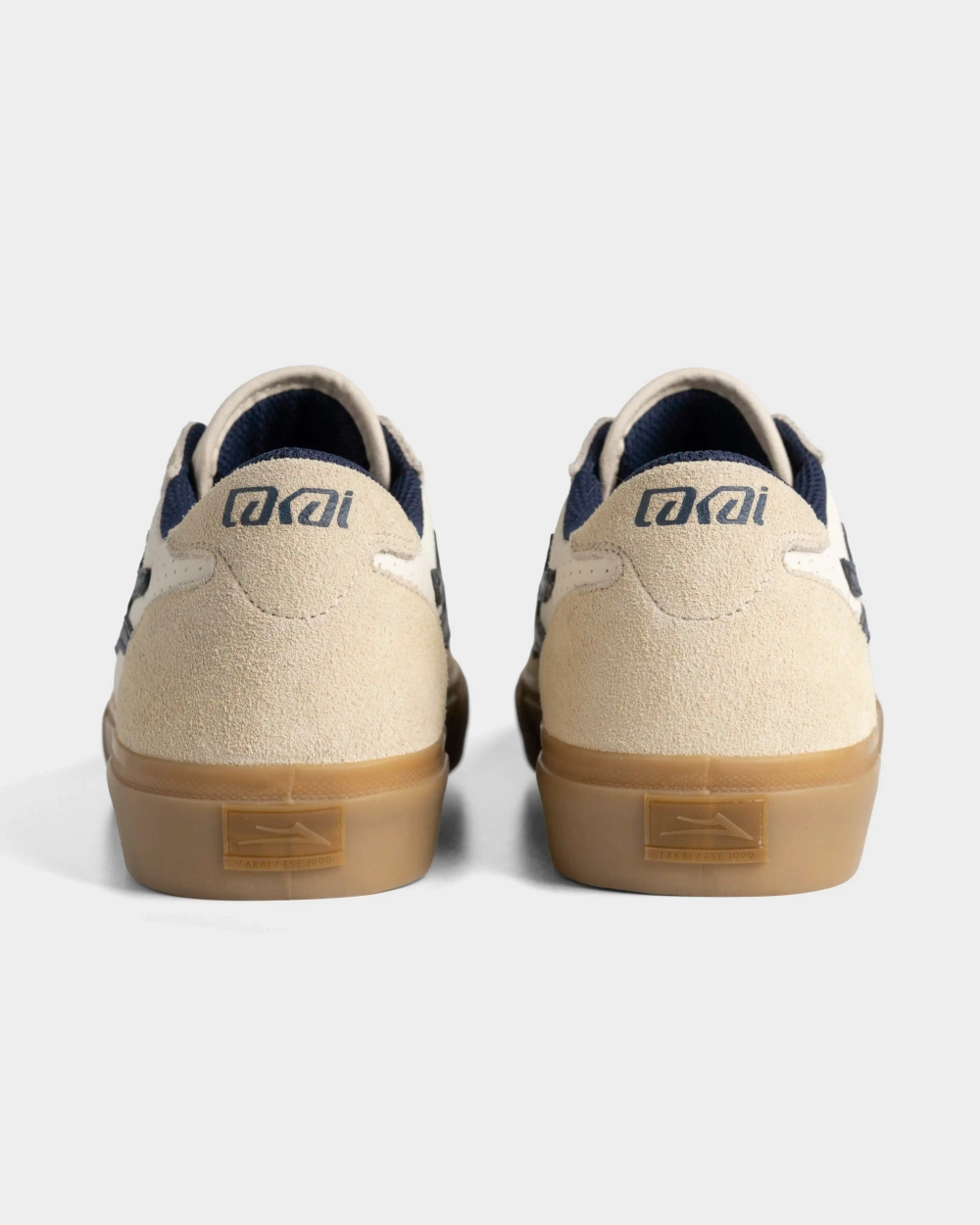 Кеды Lakai Manchester Elite: Whisper White Suede Navy (Q2-26)