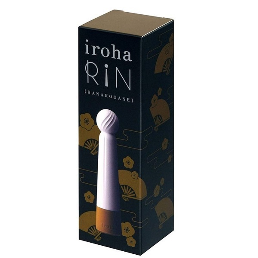 Нежно-розовый вибратор 14,8см с шаровидной мягкой головкой Iroha Rin Kogane HMR-02