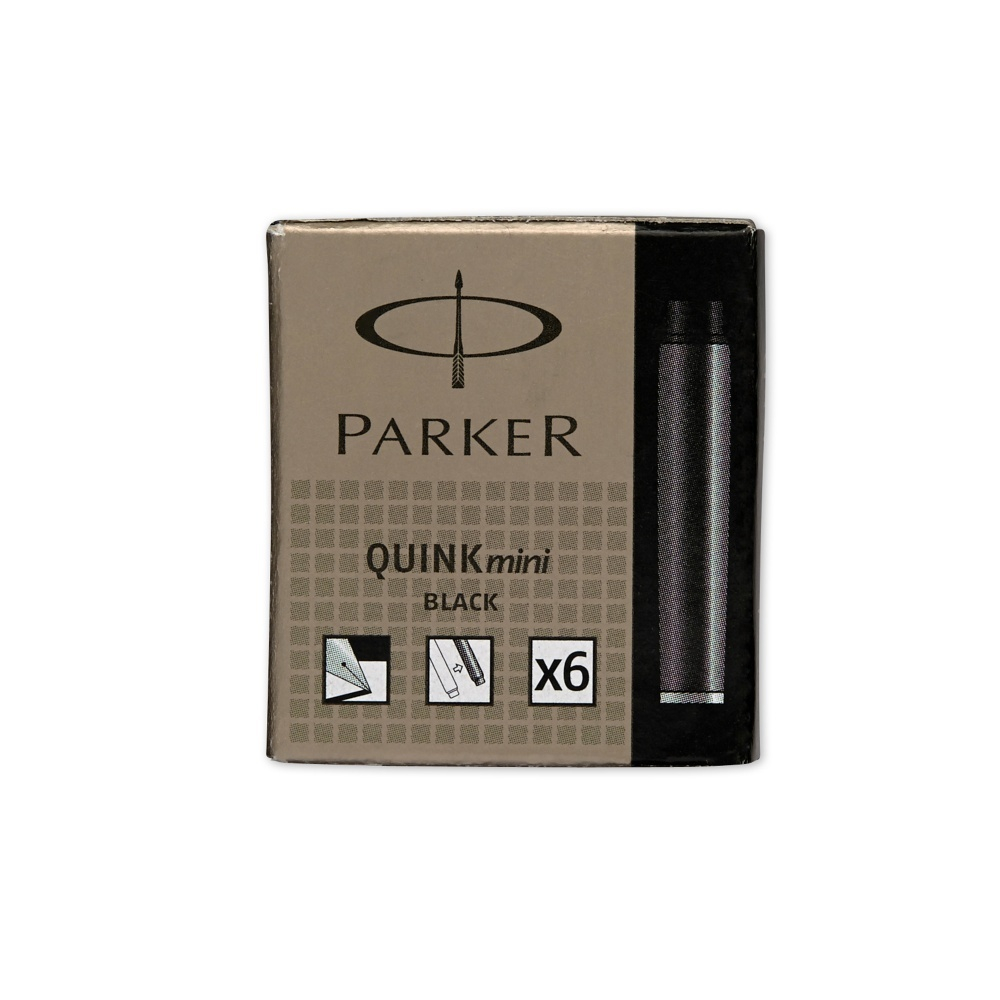 Картридж с чернилами для перьевой ручки MINI, упаковка из 6 шт., цвет: Black