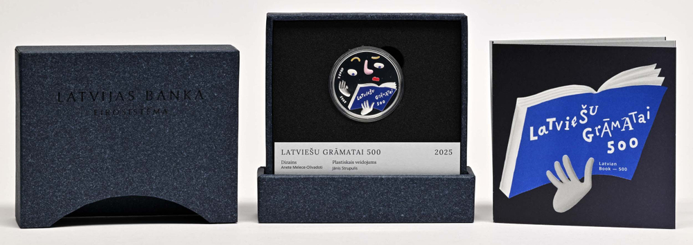 ЛАТВИЯ, 2025, 5 ЕВРО [СЕРЕБРО] [PROOF]