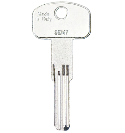 Заготовка вертикального ключа 12687 SEC-2 JMA SCM2 Silka SEM7