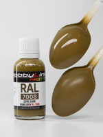 Краска лаковая HobbyLink RAL-7008 Серое Хаки RL-7008