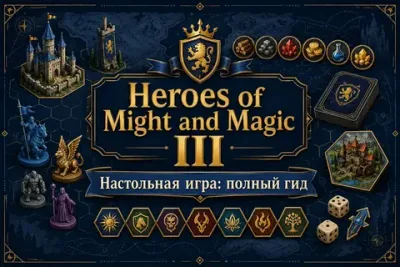 Heroes of Might and Magic III: The Board Game — полный гид по игре и дополнениям