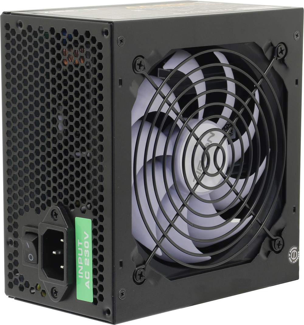 Блок питания ZIRCON <AA-500> 500W ATX (24+2х4+2x6/8пин)