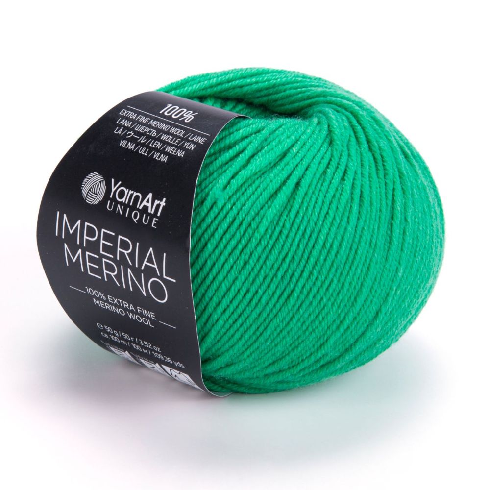 Пряжа YarnАrt "Imperial Merino", 100% шерсть, яр.зелень