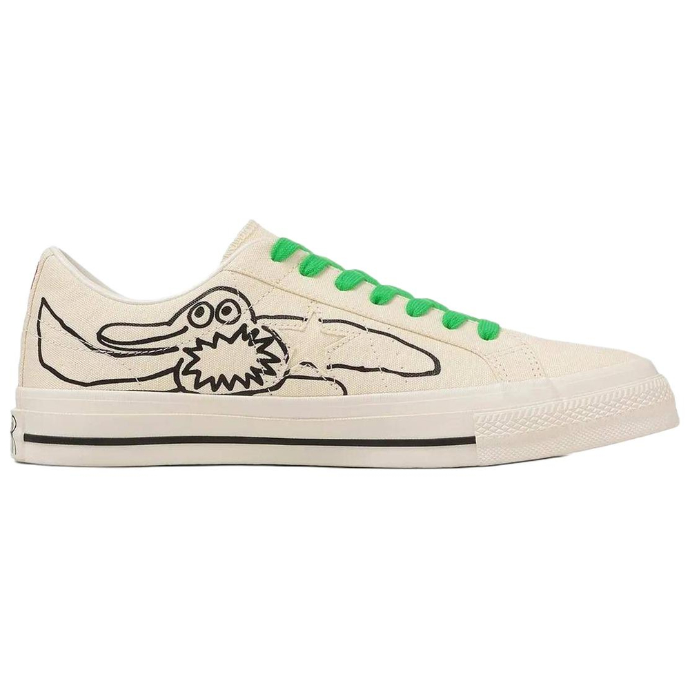 Converse x Daisuke Kondo ONE STAR Canvas Shoes Unisex White Black
