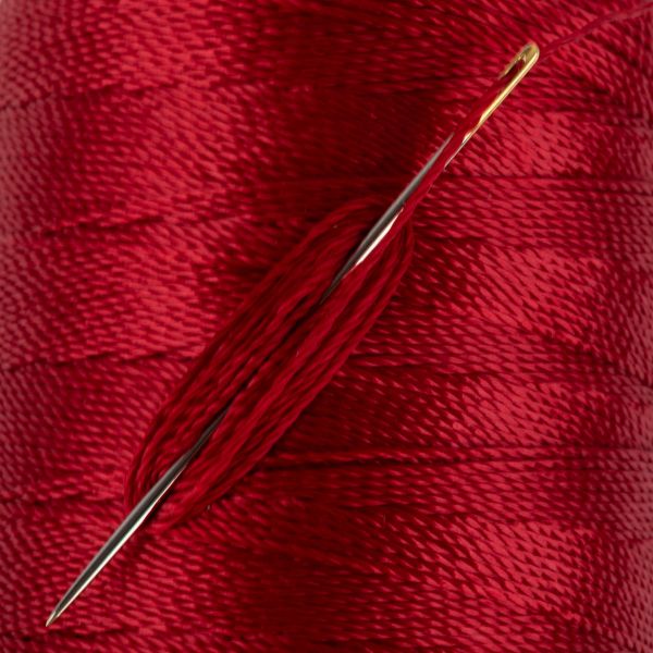 Нитки обувные Gamma 500D/3, 183 м, (200 ярд), 114 т.красный