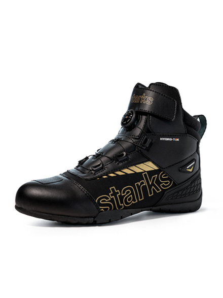 Мотокроссовки STARKS WATERPROOF RS-2 WP Черно-золотые 42