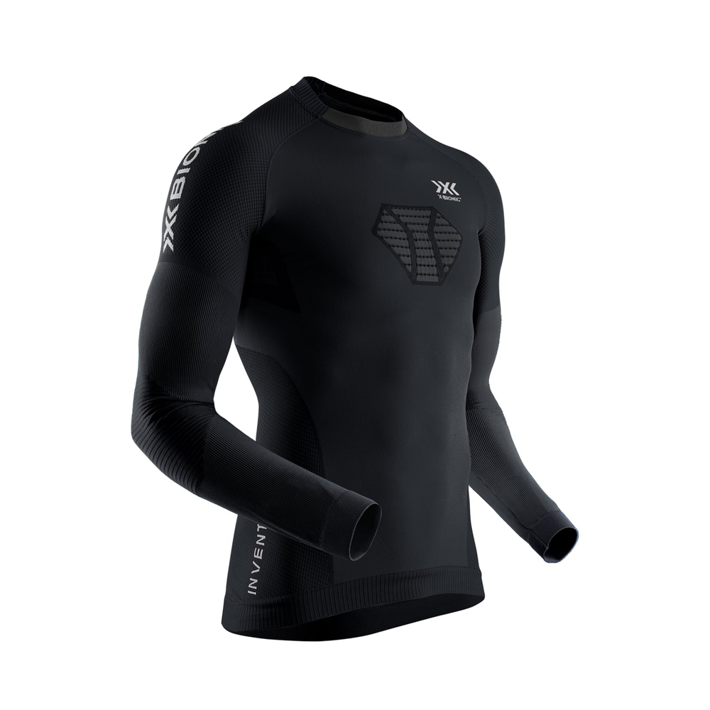 Футболка X-Bionic Invent 4.0 Run Speed Shirt Lg Sl Men Black/Charcoal
