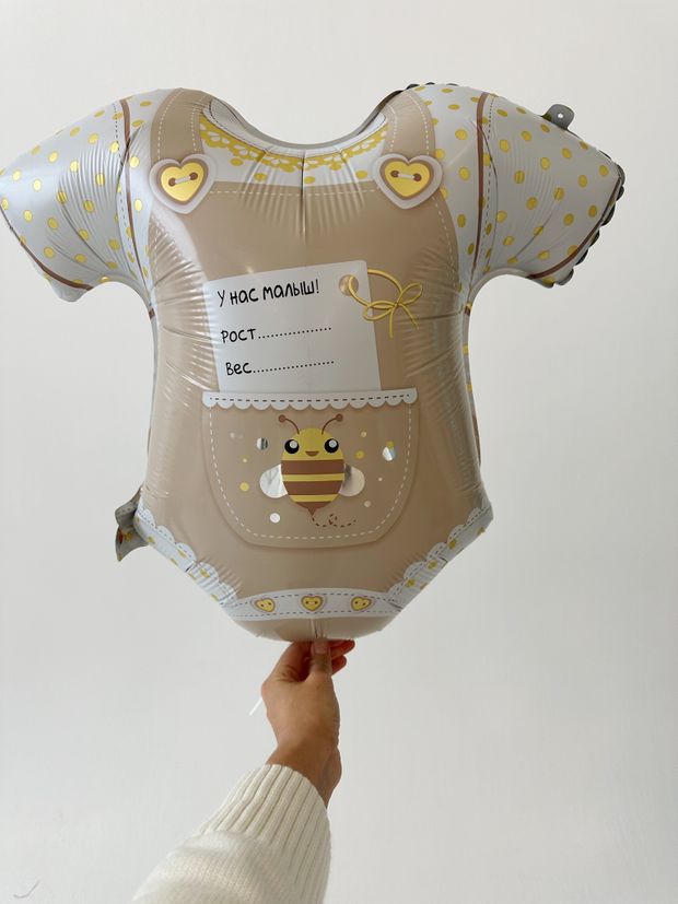К Шар фигура "Новорожденный Боди для малыша" (Falali) 32"/58 см (БГ-30)