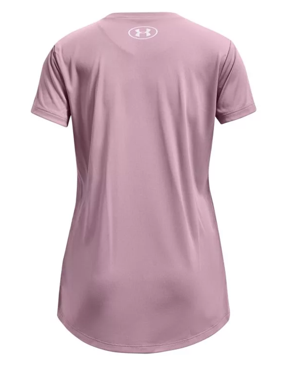 Футболка для девочки теннисная Under Armour Girls' UA Tech Big Logo Short Sleeve - Розовый