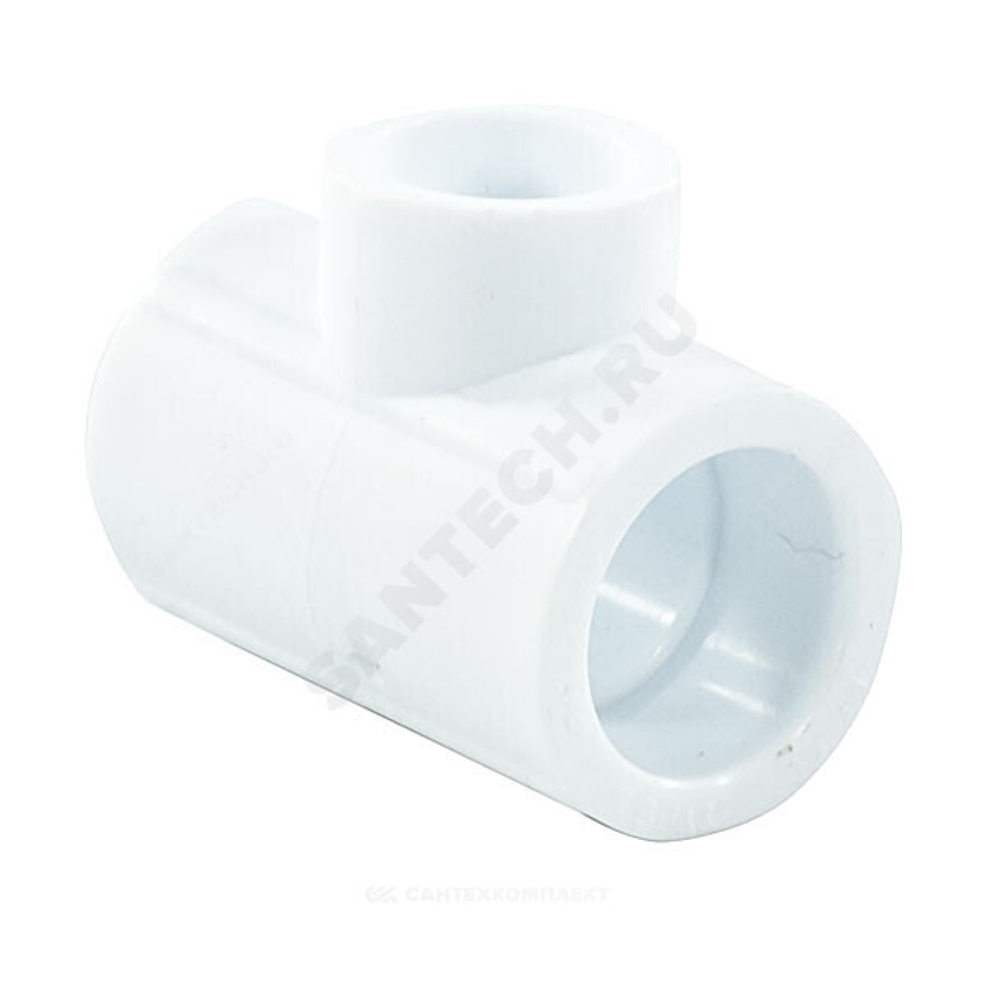 Тройник PP-R переходной белый Дн 40х20х40 PRO VALFEX 10402040-PRO