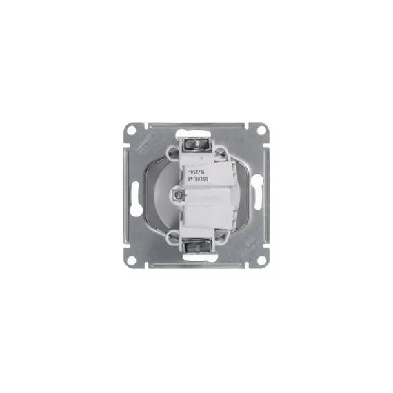 Розетка без заземления без шторок Systeme Electric Glossa Белый GSL000141