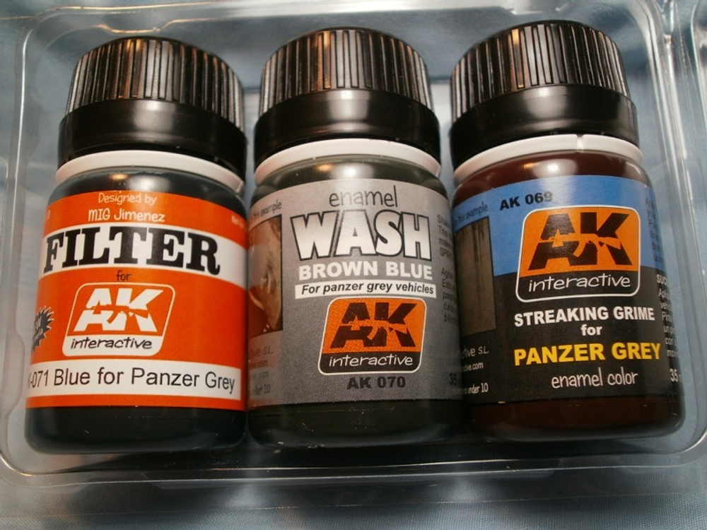 Набор красок AK Interactive Early Panzers Weathering Set