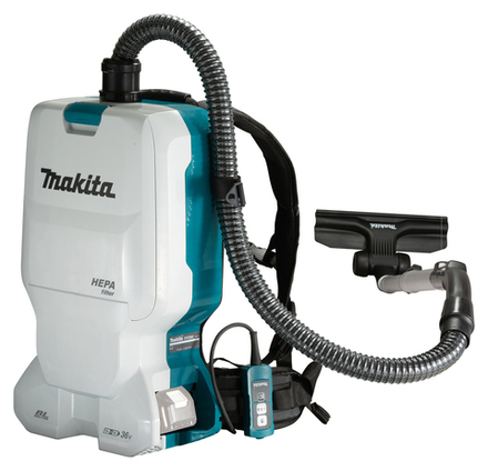 Уцененный аккумуляторный ранцевый пылесос Makita DVC660Z