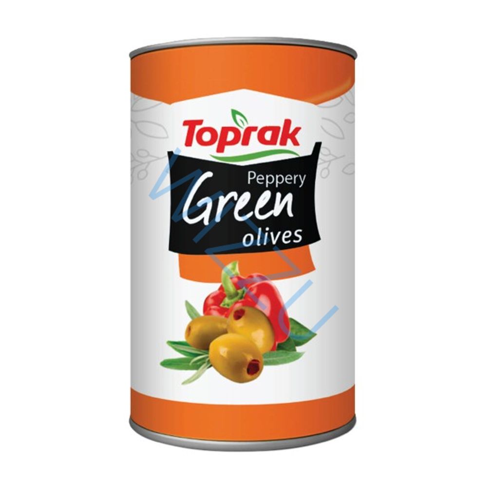 Оливки зеленые с перцем ТМ ТОРRАК 290г/24ш