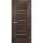 Фото межкомнатной двери экошпон Мариам Техно-806 фреско стекло сатинат белый