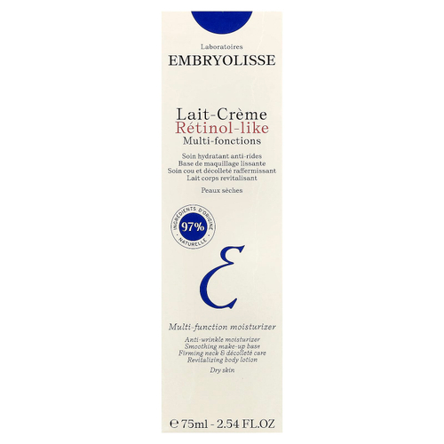 Embryolisse, многофункциональное увлажняющее средство с ретинолом, для сухой кожи, 75 мл (2,54 жидк. унции)