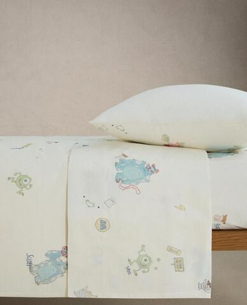 ZARA HOME ДЕТСКАЯ ПРОСТЫНЯ «КОРПОРАЦИЯ МОНСТРОВ» ©DISNEY/PIXAR, РАЗНОЦВЕТНЫЙ