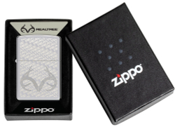 Зажигалка Zippo Reatree® с покрытием High Polish Chrome, латунь/сталь, серебристая, 38x13x57 мм
