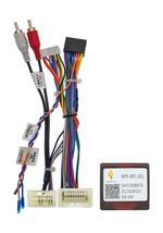 Комплект рамки с разъёмами 9"+can Mitsubishi Pajero 4 2006-2011 Rockford без штатной навигации [A]