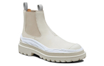 Sacai x DIOR Explorer And Sacai Chelsea Boots Men"s Ecru