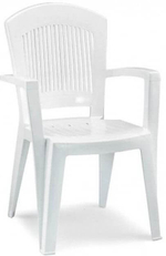 Комплект пластиковой мебели SCAB GIARDINO President Tris Super Elegant Monobloc, белый