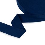 Тесьма (лента) киперная (100% х/б) 40 мм / 50 метров, т.синий/dark blue, Gamma TCT-40