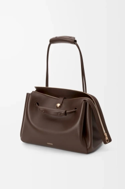 Loewe Большая сумка Madrid из мягкой телячьей кожи, темно-каштановый