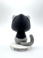 Игнорирую. Фигурка кота серии "Мемурчик" на подставке, мем-сувенир для рабочего стола, подарок коллеге