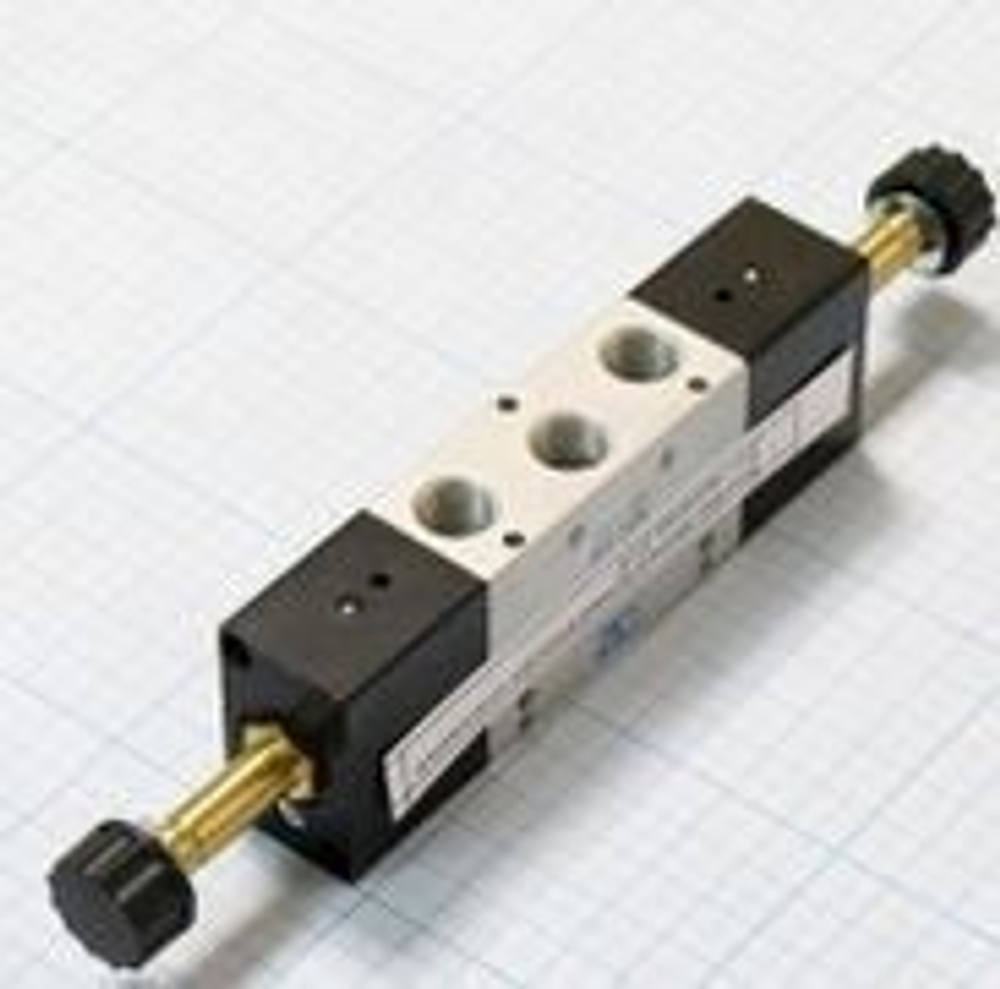 Клапаны двойные вспомогательные соленоидные 5/2 с выходами G1/4"