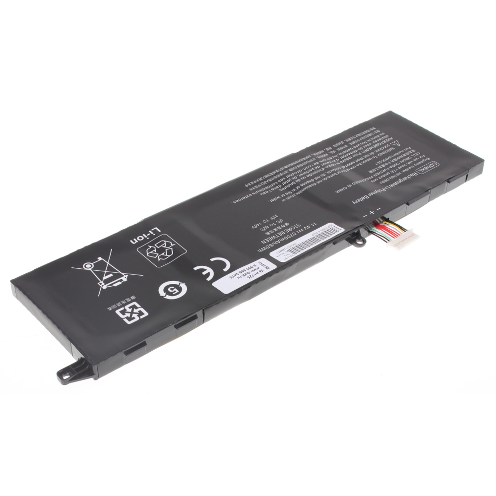 Аккумулятор iBatt 5700mAh для ноутбуков HP Omen 15-ek (L84392-005, SD06XL)