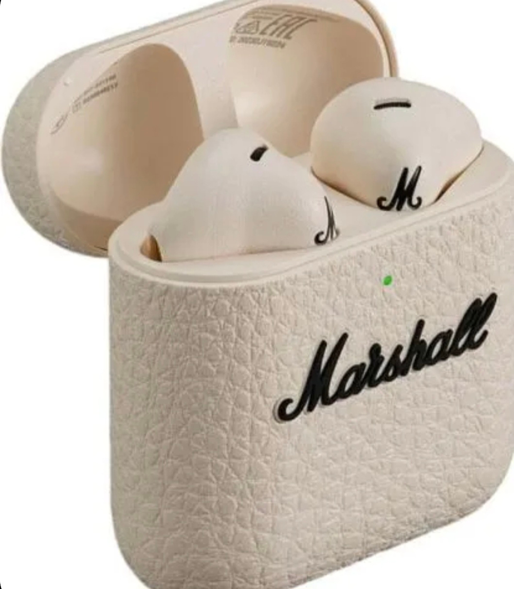 Marshall Minor 4 Наушники беспроводные, бежевые