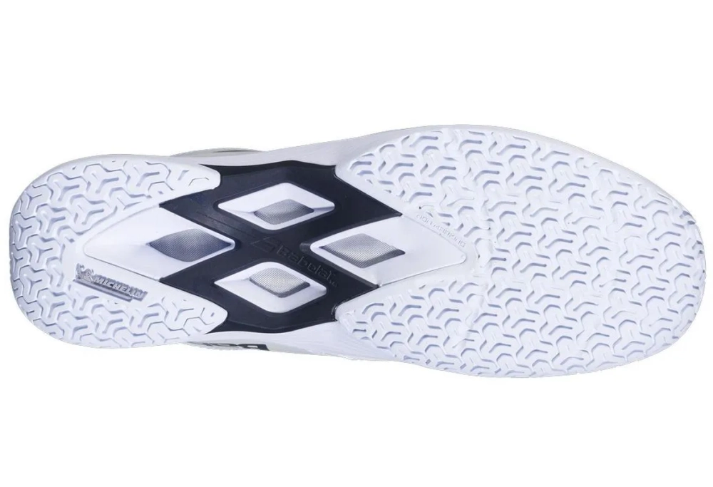 Мужские кроссовки для сквоша/бадминтона Babolat Shadow Team 2 - white/white