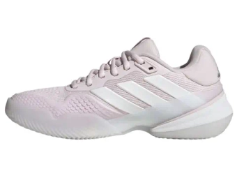 Женские Кроссовки теннисные Adidas Barricade 14 W Clay - cloud white/cloud white/distant pink