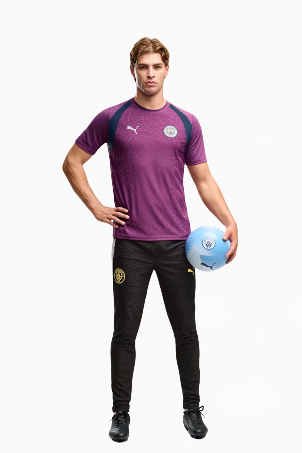 Футболка Puma Manchester City 26/27 Training - фиолетовый