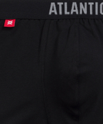 Мужские трусы шорты Atlantic, набор из 3 шт., хлопок, черные + изумрудные + каберне, 3MH-011