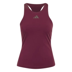 Женский топ теннисный Adidas Silver Y-Tank - maroon