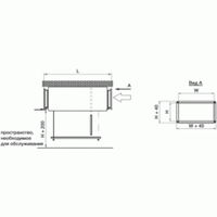 Фильтр воздушный FBRr 800x500