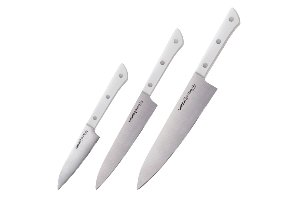 Набор ножей 3шт Samura Harakiri SHR-0220W/K