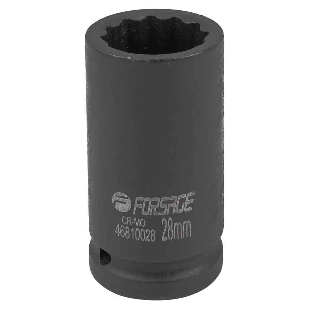 Головка ударная глубокая 3/4'', 28мм (12гр.) Forsage F-46810028