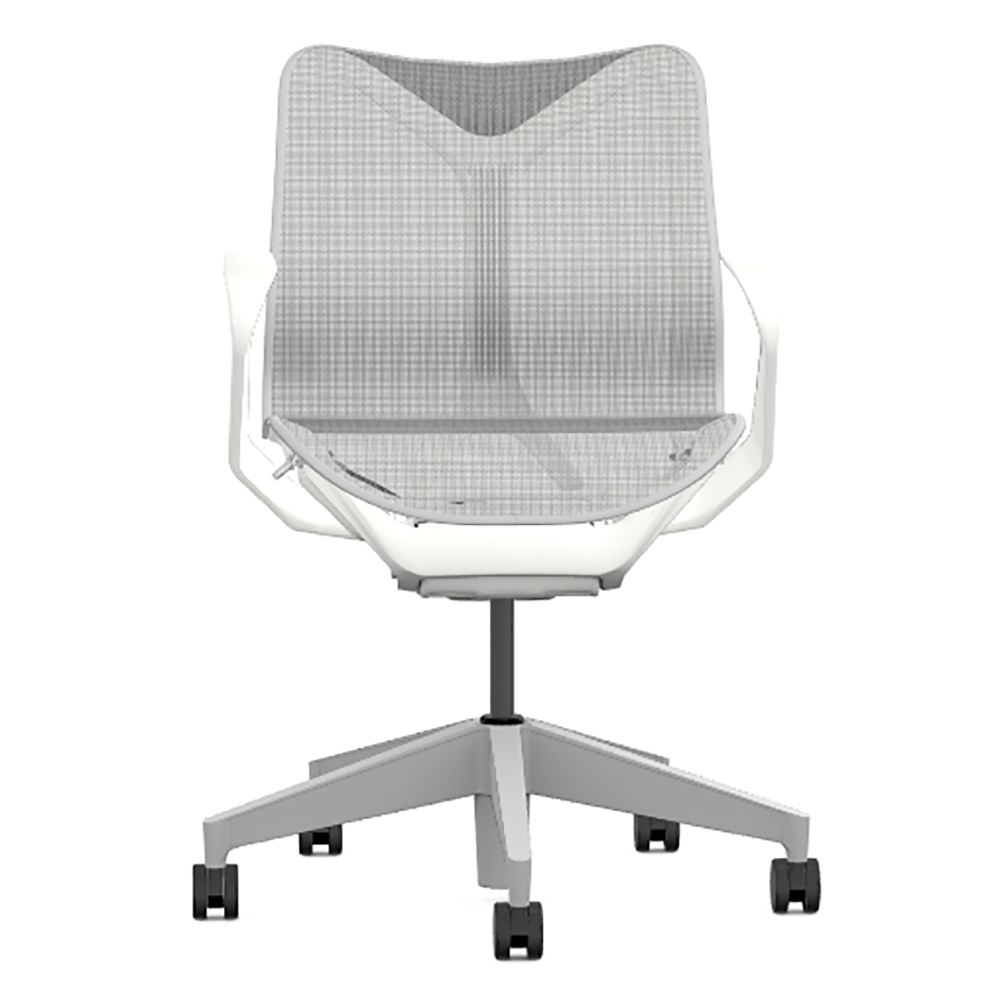 Кресло Herman Miller Cosm, низкая спинка, цвет Mineral, нерегулируемые подлокотники